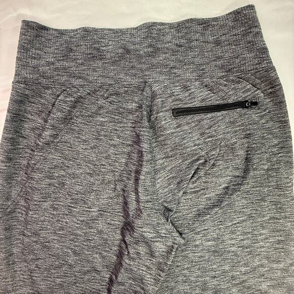 Athleta Venice Joggers Women’s Gray Ribbed Waist Tapered Cuff Lounge Pants Small - Picture 13 of 13